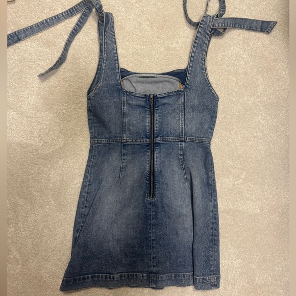 Alice and Olivia Denim Blue Women's Mini Dress size 8 - Picture 4 of 5